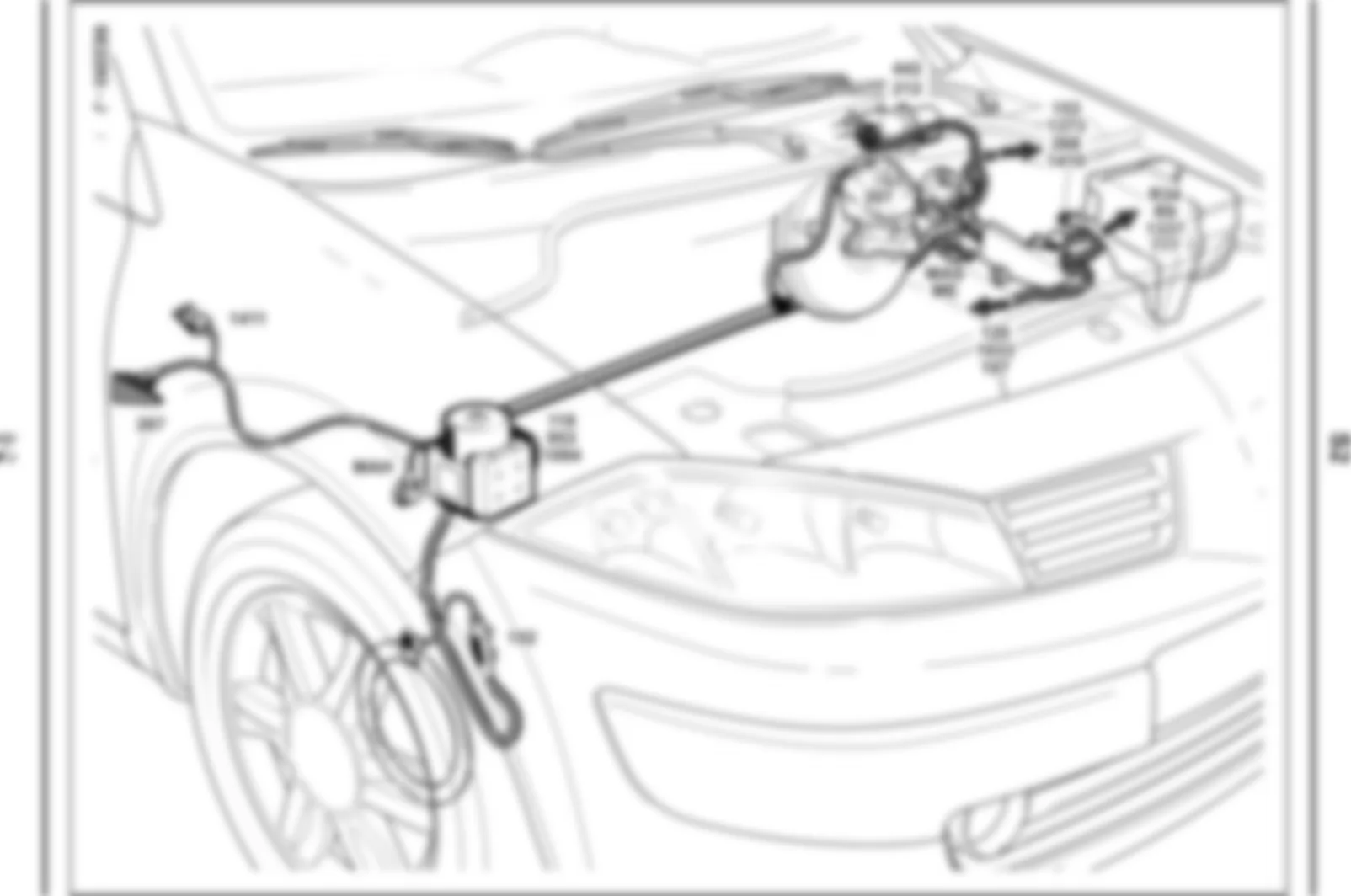 Электросхема ЩИТОК ПРЕДОХРАН. ДВИГАТЕЛЯ для Renault Megane II 2003-2009 ...
